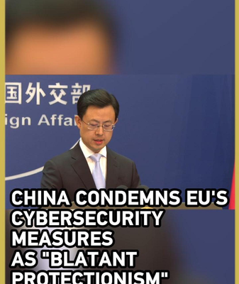 China Slams EU Cybersecurity Rules as 'Protectionism' 🛡️🇪🇺 video poster