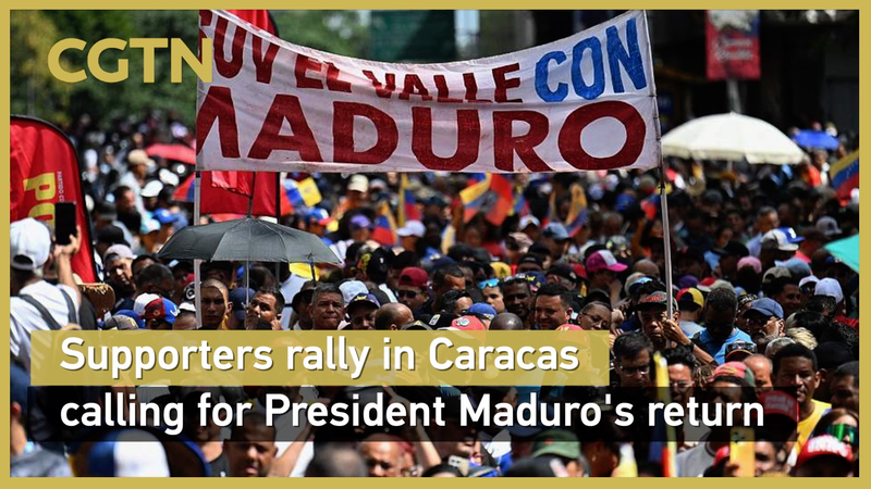 Maduro Supporters Flood Caracas Streets in 2026 Rally 🌍✊ video poster