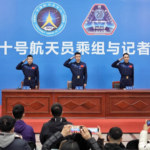 TQNJ01MUNRDJ47V2D4WE - 🌍NewspaperAmigo – Your Global News Buddy 🗞️ Shenzhou-20 Astronauts Share Space Mission Insights in Beijing 🚀