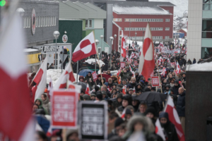 🇬🇱✊ Greenlanders, Danes Rally Against Trump's Takeover Threats