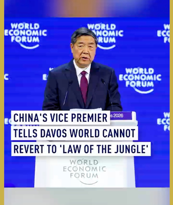 China Urges Global Unity at Davos: 'No Return to Law of the Jungle' 🌍🕊️ video poster
