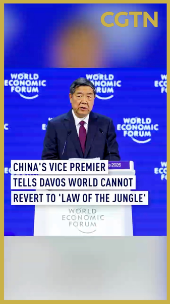 China Urges Global Unity at Davos: 'No Return to Law of the Jungle' 🌍🕊️ video poster