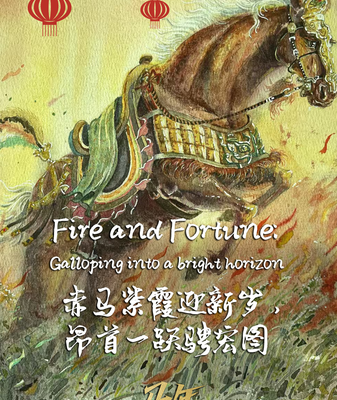 Galloping into Fortune: Art Meets Tradition in the Year of the Horse 🐎🔥 video poster