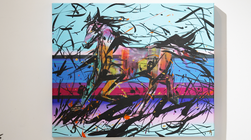 Galloping into 2026: Beijing Artist Reimagines Zodiac Horses with Neon Flair 🐎✨ video poster