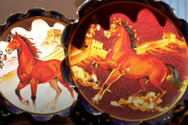 Galloping Artistry: China’s Cloisonné Horses Gallop into 2026 🐎✨ video poster