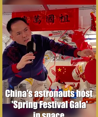 Chinese Astronauts Host Cosmic Spring Festival in Space 🚀🎉 video poster
