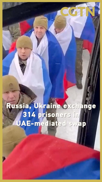Russia & Ukraine Swap 314 Prisoners in UAE-Brokered Deal 🌍✌️ video poster