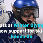 Eileen Gu Secures Fifth Olympic Medal as Fans Cheer in Livigno 🎿✨ video poster