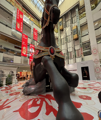 Beijing's Giant Horse Sculpture Lights Up Lunar New Year Celebrations 🐎✨ video poster