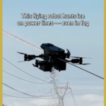 Flying Robot Zaps Ice on Power Lines—Even in Fog! ⚡❄️ video poster