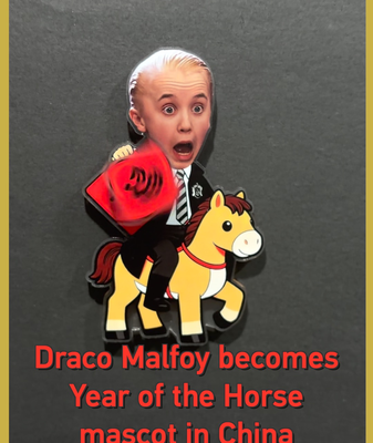 Draco Malfoy Gallops as 2026's Chinese New Year Mascot 🐎✨ video poster