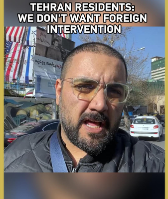 Tehran Voices Reject Foreign Intervention in 2026 🌍✊ video poster