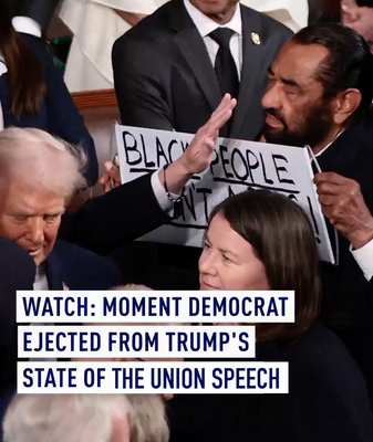 Texas Rep Ejected From Trump’s 2026 SOTU Over Protest Sign 🚨 video poster