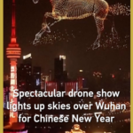 Wuhan's Sky Dazzles with Lunar New Year Drone Spectacle 🌟🐎 video poster