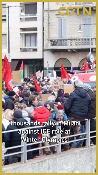 Milan Protests ICE Role in 2026 Winter Olympics 🏔️✊ video poster