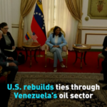 GCZKWNEWVYVCCUH98MPG - 🌍NewspaperAmigo – Your Global News Buddy 🗞️ US Revives Venezuela Ties with $100B Oil Deal 🌍⛽ video poster