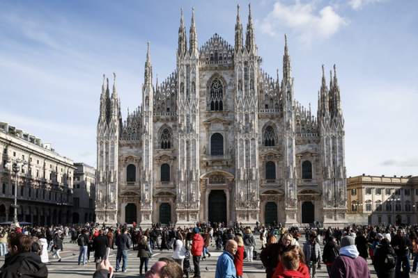 Olympic Athletes Embrace Milan’s Duomo Magic Ahead of 2026 Winter Games 🏔️❄️ video poster