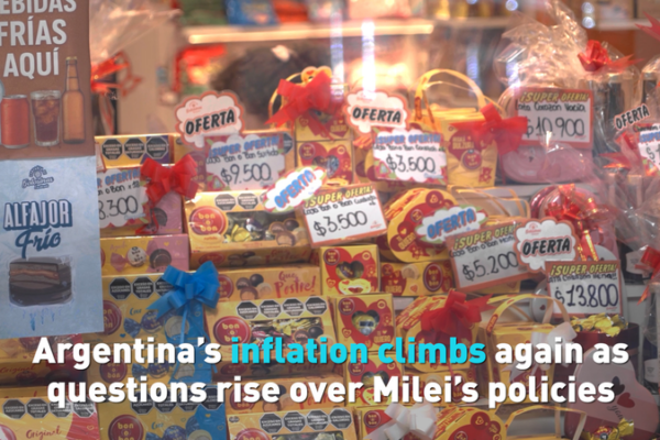 Argentina's Inflation Surge Tests Milei's Reforms 📈🇦🇷 video poster