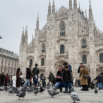 IABVSUWD6Q01111WMEUI - 🌍NewspaperAmigo – Your Global News Buddy 🗞️ Milan's Duomo Square Blends History with Winter Olympics Fever ❄️🏰 video poster