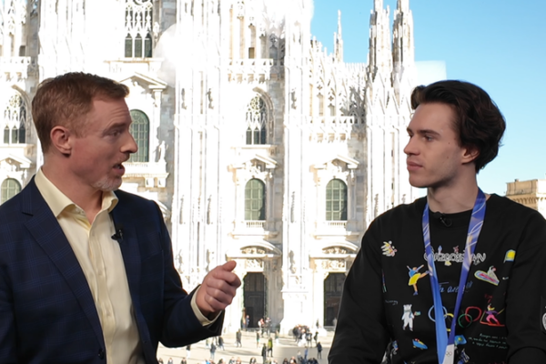 Kazakhstan's Golden Leap: Shaidorov Skates into History at 2026 Winter Olympics 🏅⛸️ video poster