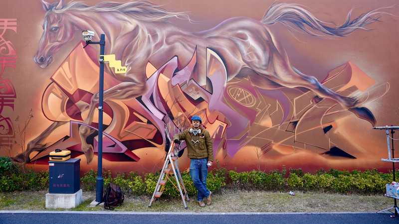 Galloping Art: Graffiti Artist Charges 2026 with Zodiac Energy 🐎🎨 video poster