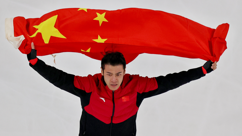 LCD5FLJTP8ZMG712Y3NY - 🌍NewspaperAmigo – Your Global News Buddy 🗞️ Ning Zhongyan Skates into History with Olympic Gold 🥇⛸️