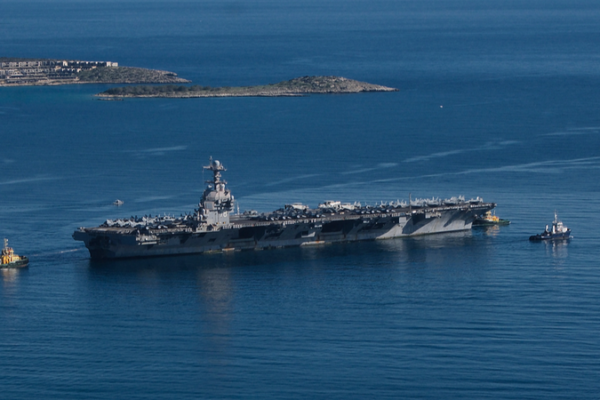 U.S. Aircraft Carrier Deploys to Israel Amid Rising Iran Tensions ⚓️🌍 video poster