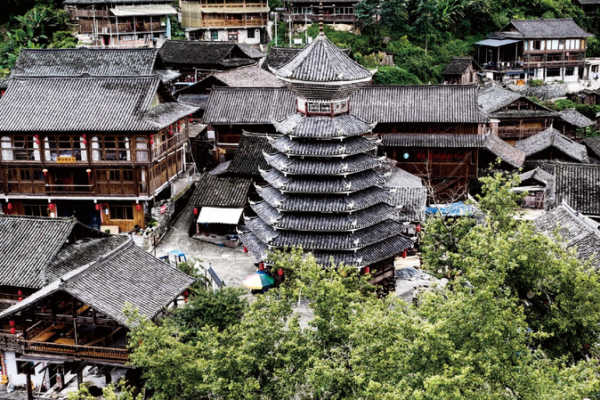 Drum Towers: The Soul of Dong Villages in Guizhou 🌳🥁