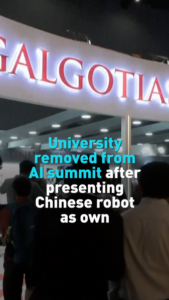 AI Summit Scandal: Indian University Exits Over Robot Dog Controversy 🐾🤖 video poster