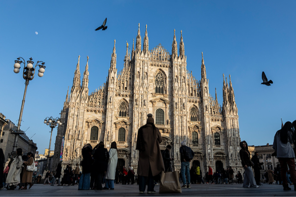Milan’s Duomo Square Fuses History with Winter Olympics Fever ❄️🏛️ video poster