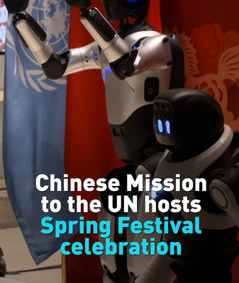 Chinese Robots Gallop into UN’s Spring Fest Celebration 🐎🤖 video poster