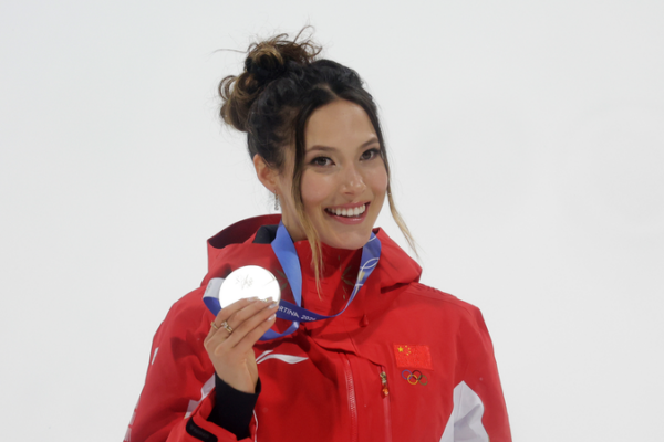 Gu Ailing Soars to Silver at 2026 Winter Games 🎿✨