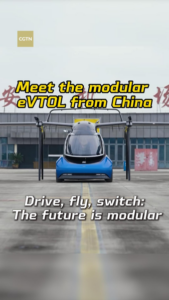 China's Modular eVTOL: Drive, Fly, Switch Modes Instantly 🚗✈️ video poster