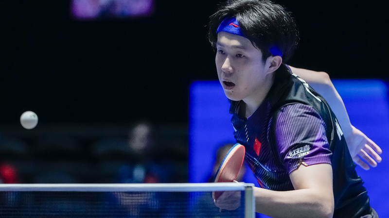 UPIWDVXI04P6SS2JOURS - 🌍NewspaperAmigo – Your Global News Buddy 🗞️ Wang Chuqin Leads Chinese Dominance at WTT Singapore Smash 🏓