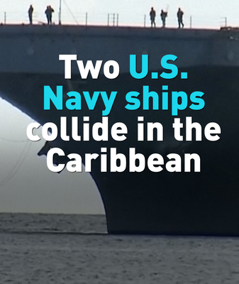 U_S__Navy_Ships_Collide_in_Caribbean_Amid_Military_Buildup video poster
