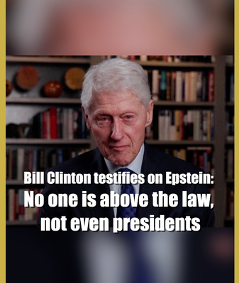 Bill Clinton Testifies on Epstein Ties: 'No One Above the Law' 🏛️⚖️ video poster
