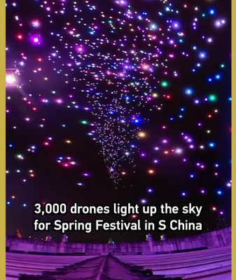 3,000 Drones Paint Spring Festival Skies in Dazzling Nanning Show ✨ video poster