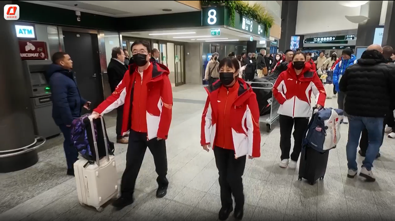 🇨🇳 Chinese Winter Olympians Touch Down in Italy for 2026 Milano Cortina Games 🏂⛷️ video poster