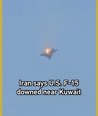 Iran Claims U.S. F-15 Shot Down Near Kuwait Border 🚨✈️ video poster
