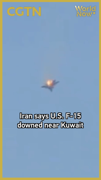 07WBS7IDV3HMZG1KACJE - 🌍NewspaperAmigo – Your Global News Buddy 🗞️ Iran Claims U.S. F-15 Shot Down Near Kuwait Border 🚨✈️ video poster