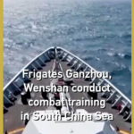 15A4WL7WH036YETEDFW1 - 🌍NewspaperAmigo – Your Global News Buddy 🗞️ Chinese Navy Frigates Flex Combat Skills in South China Sea Drills 🌊⚔️ video poster
