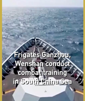 Chinese Navy Frigates Flex Combat Skills in South China Sea Drills 🌊⚔️ video poster