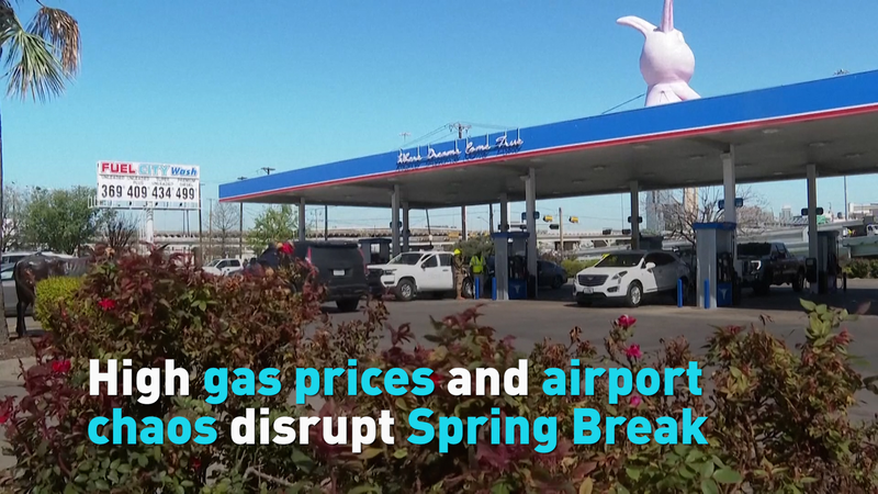 Spring Break Travel Chaos: Gas Prices Soar, Flights Delayed 🚗✈️ video poster