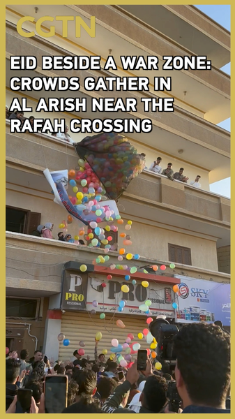 1DCRWGFH77LFV27OXVFE - 🌍NewspaperAmigo – Your Global News Buddy 🗞️ Eid Celebrations Near Rafah: Unity Amidst Tension 🌙✌️ video poster