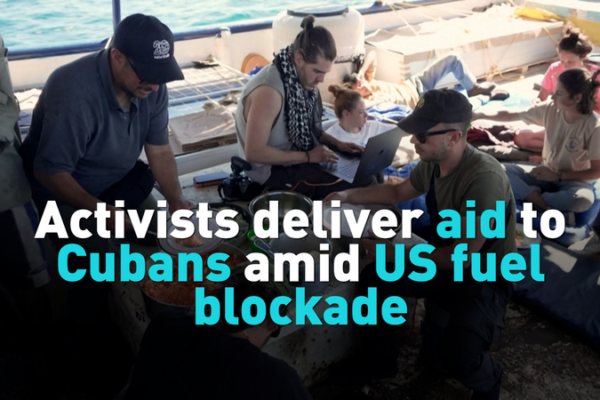 Activists Rally to Aid Cuba Amid US Fuel Blockade Crisis 🌍✊ video poster