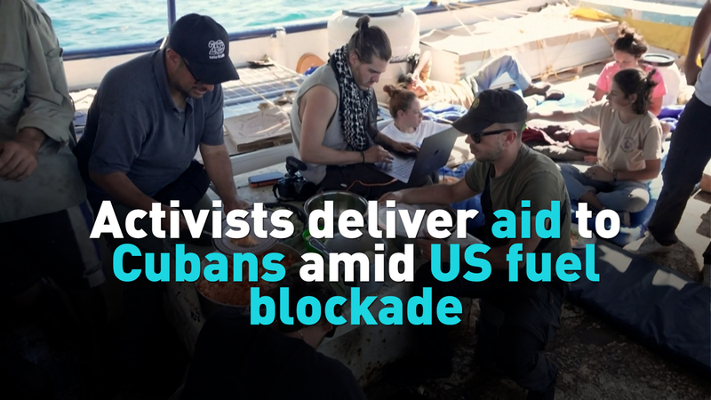 Activists Rally to Aid Cuba Amid US Fuel Blockade Crisis 🌍✊ video poster