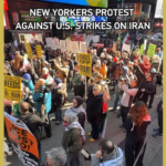 New Yorkers Rally Against US Strikes on Iran: 'No Peace in Bombing' ✌️ video poster