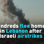Hundreds Flee Homes in Lebanon Amid Israeli Airstrikes 🌍✈️ video poster