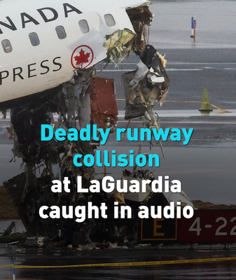 Air Canada Jet Collides with Fire Truck at LaGuardia: 2 Dead 🚨✈️ video poster