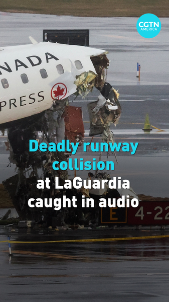 Air Canada Jet Collides with Fire Truck at LaGuardia: 2 Dead 🚨✈️ video poster